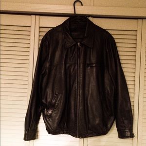 Men’s Black Leather Jacket
